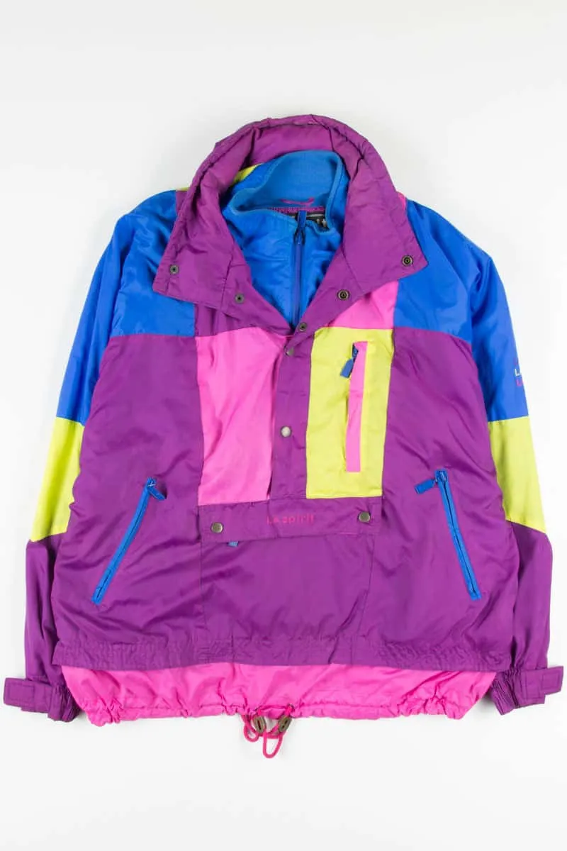 90s Fleece Lined Color Blocked Jacket 17446