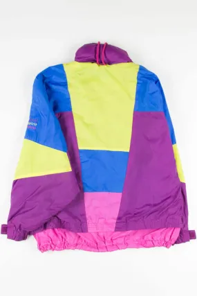 90s Fleece Lined Color Blocked Jacket 17446