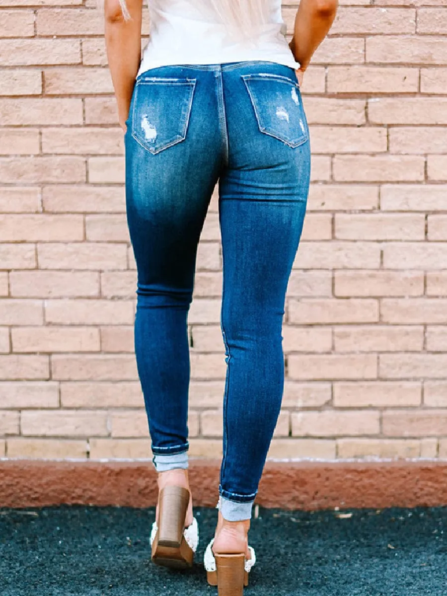 All Season Distressed Jeans