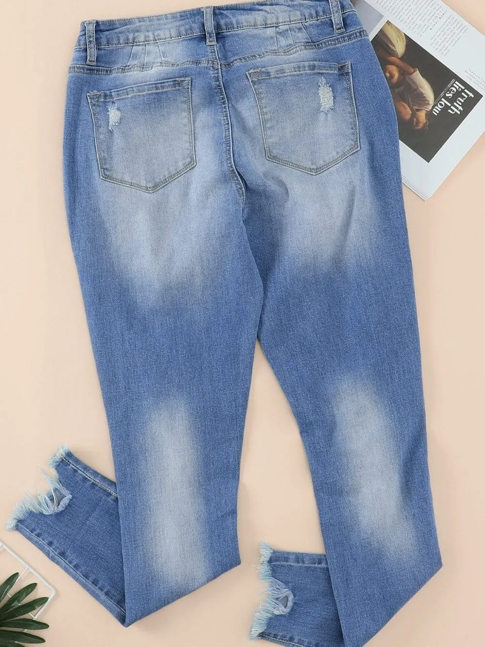 All Season Distressed Jeans