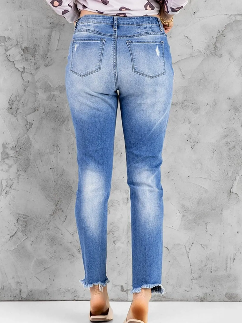 All Season Distressed Jeans