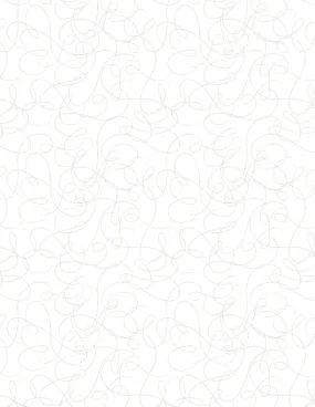Allover Loops White on White