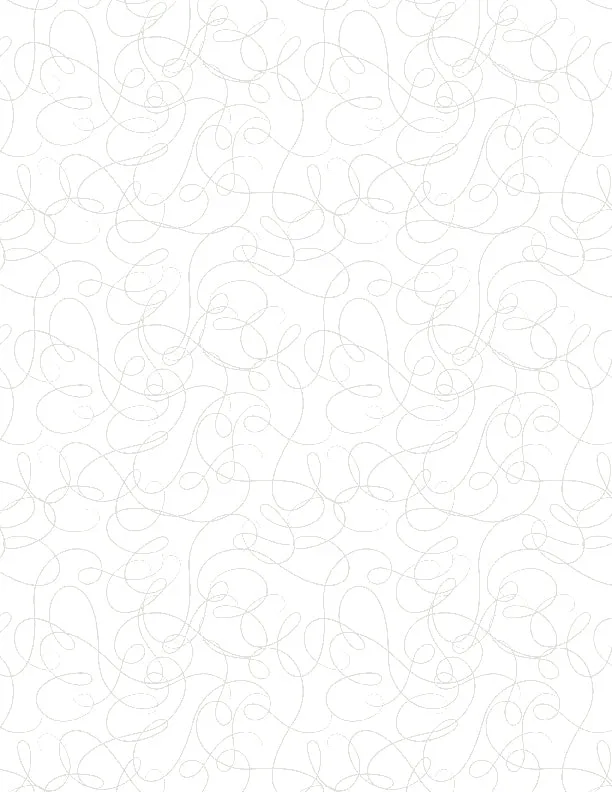 Allover Loops White on White
