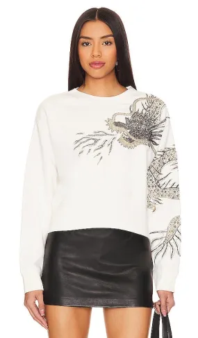 ALLSAINTS Dragon Separo Sweatshirt in White