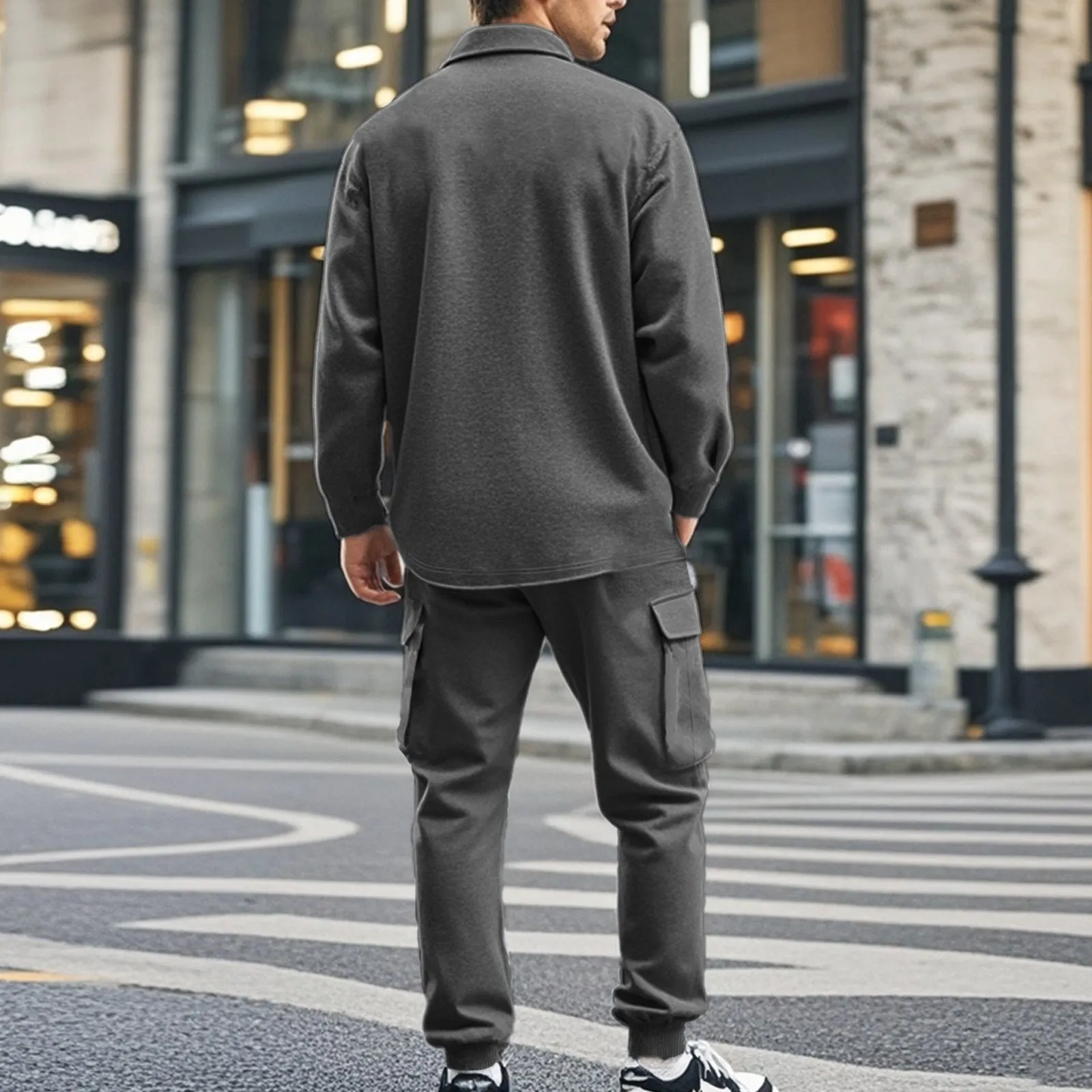 Aule Fleece Cargo Jackets Set