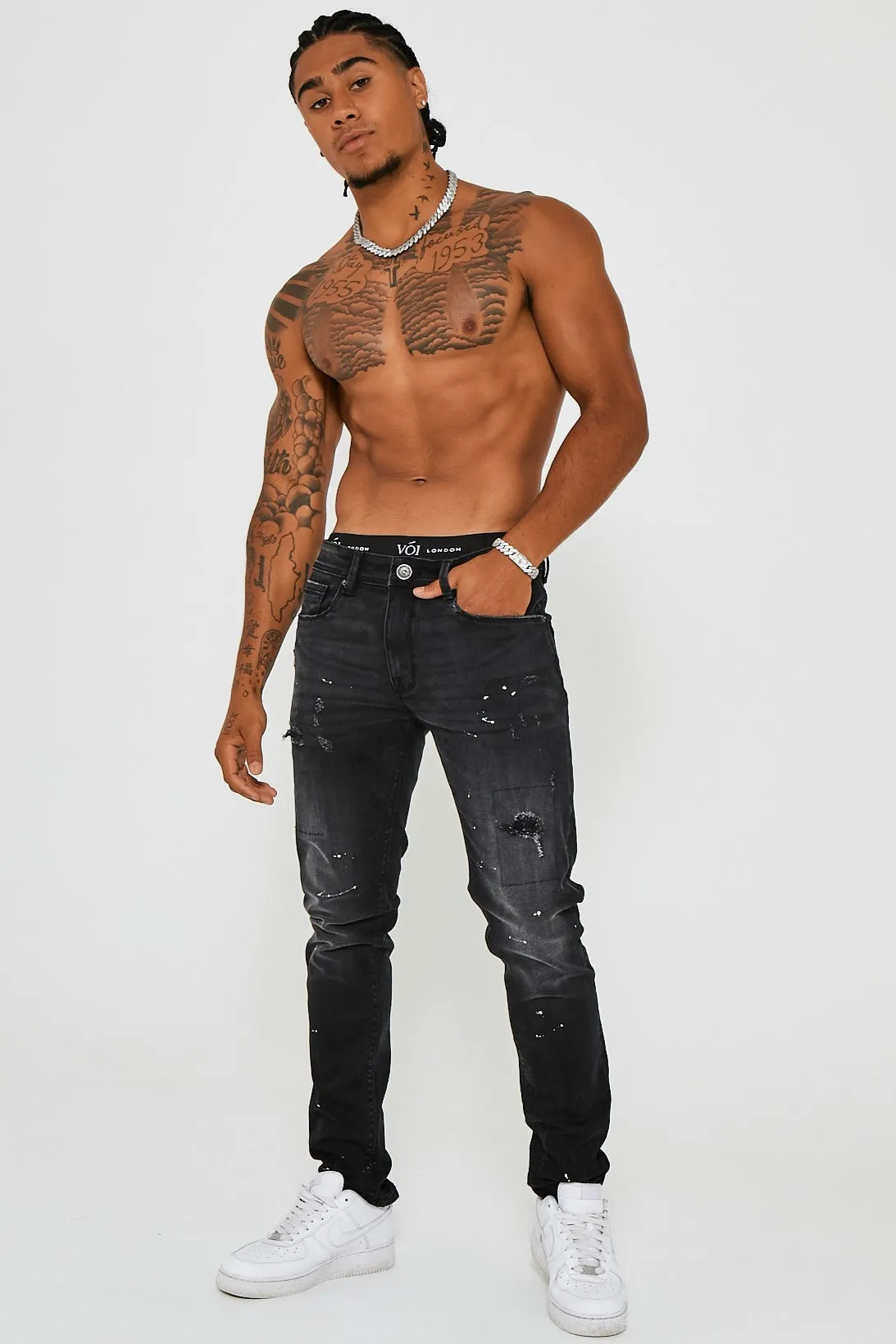 Bardsley Tapered Jean - Black