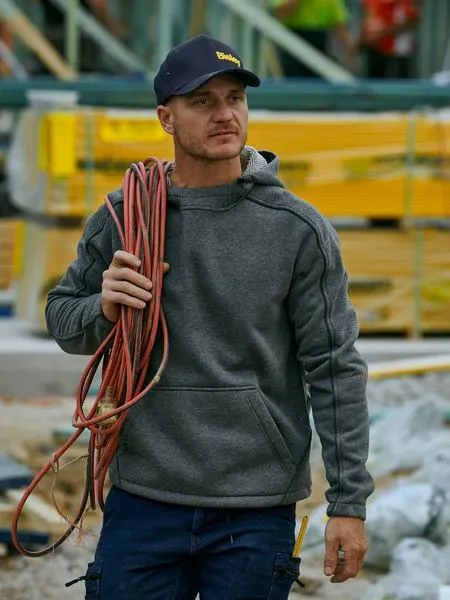 Bisley Flex and Move™ Marle Fleece Hoodie Jumper (BK6983)
