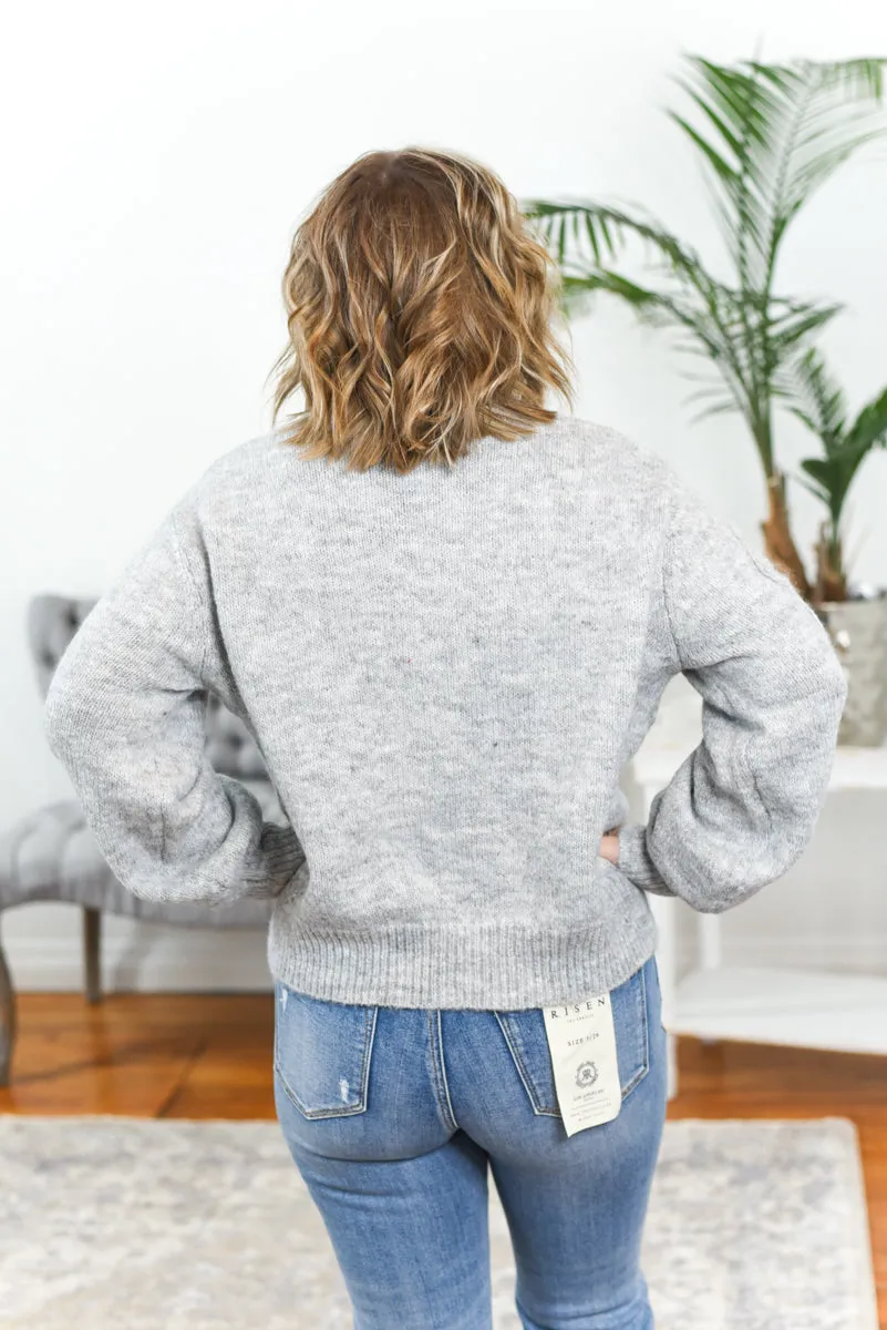Calista Floral Stitch Sweater