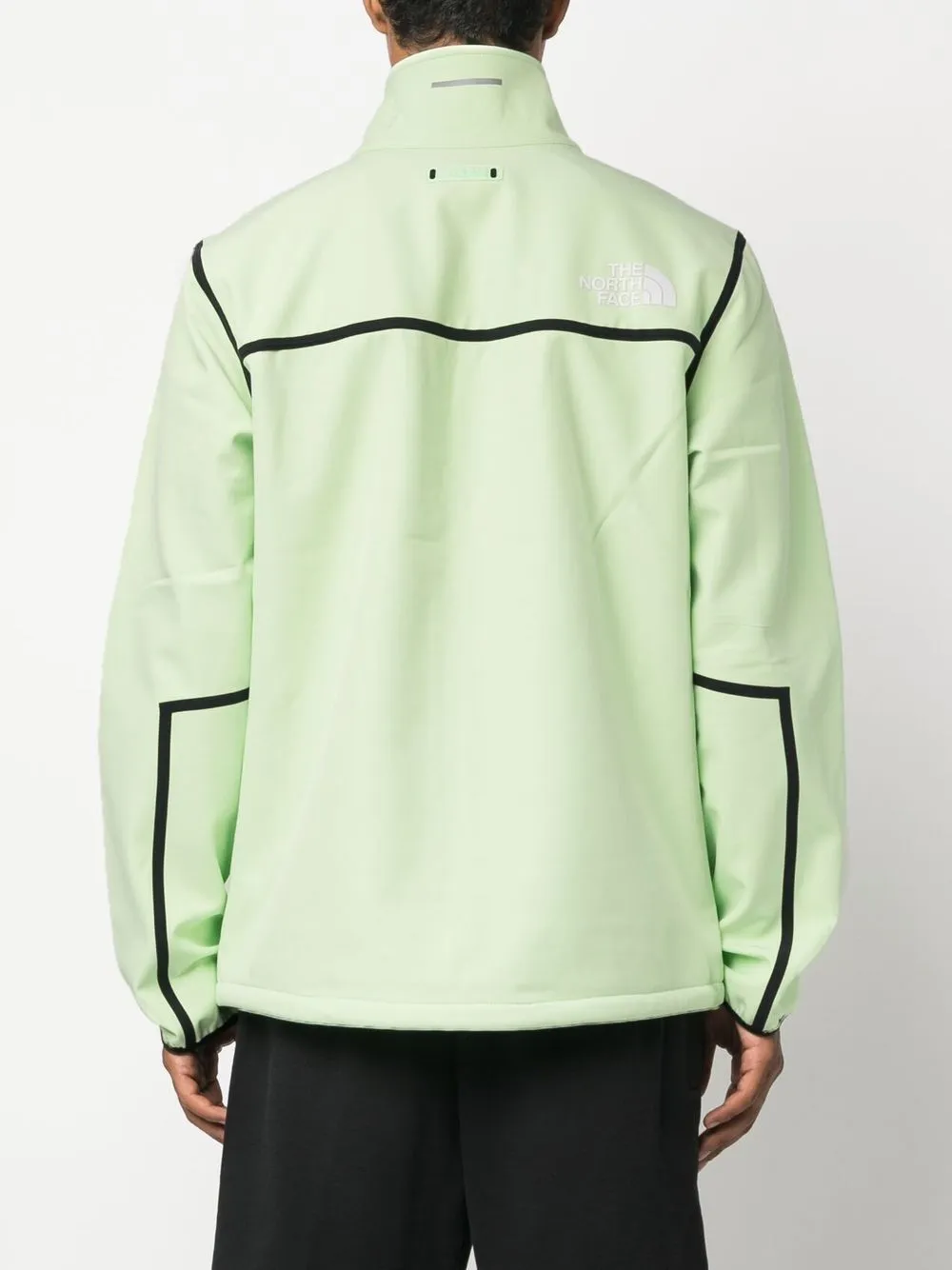 chest logo-print zipped jacket