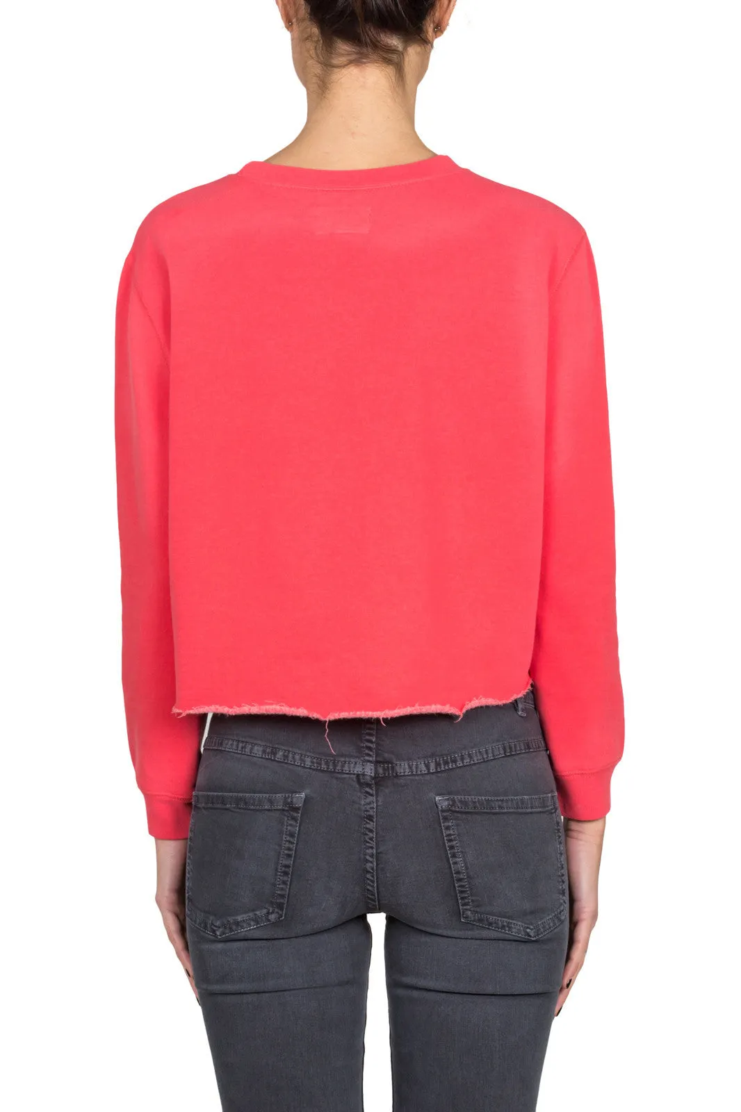 Cropped Crew-Long Sleeve
