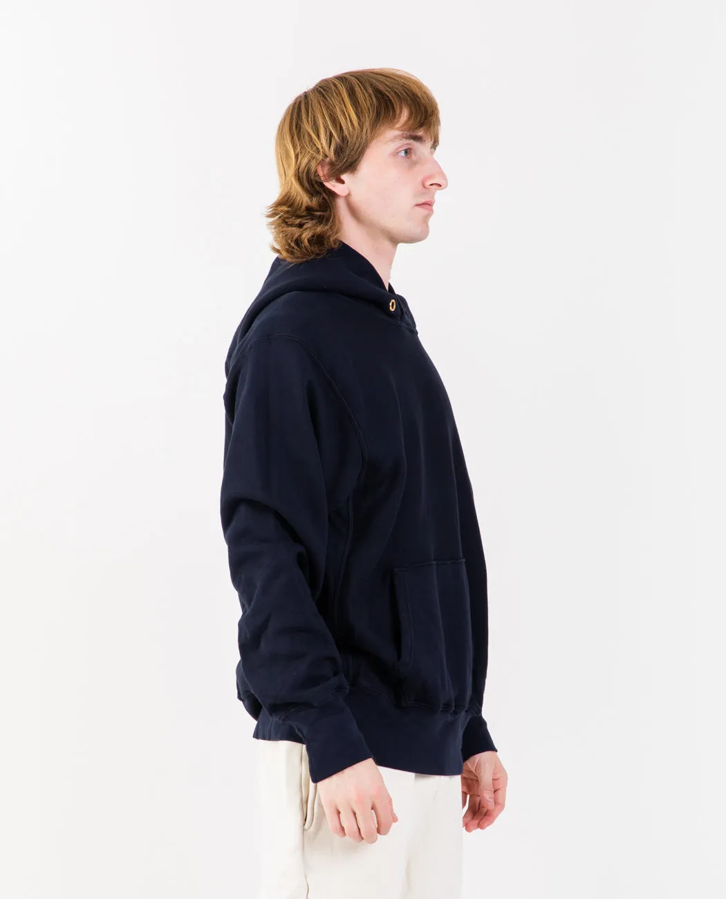 Cropped Hoodie Navy