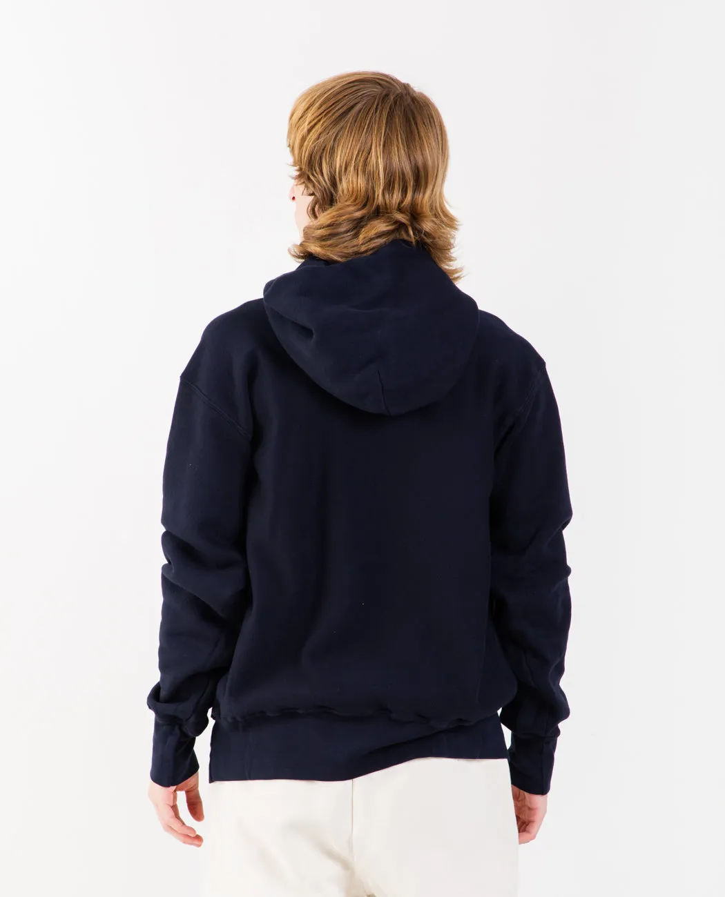 Cropped Hoodie Navy