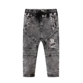 Hayden Detailed Rip Jeans - Ash