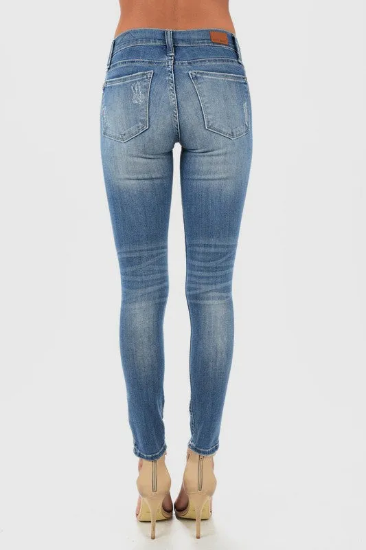 Judy Blue Bootyfull Destroyed Skinny Jean (Plus Size)