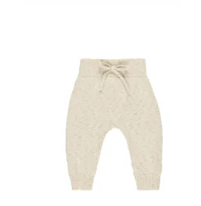 Knit Pant||Speckled Natural