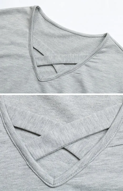 Leona Women's Loose Casual Fashion Trendy Sweater Tops