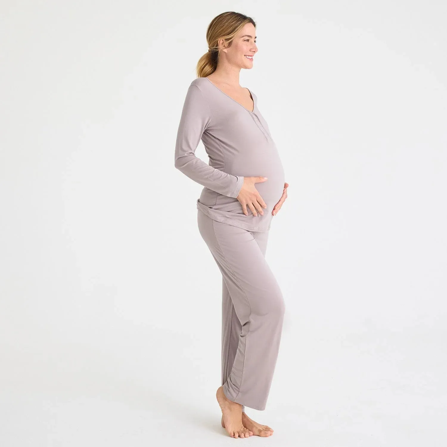 magnetic me women's dovetail modal magnetic signature long sleeve pajama set