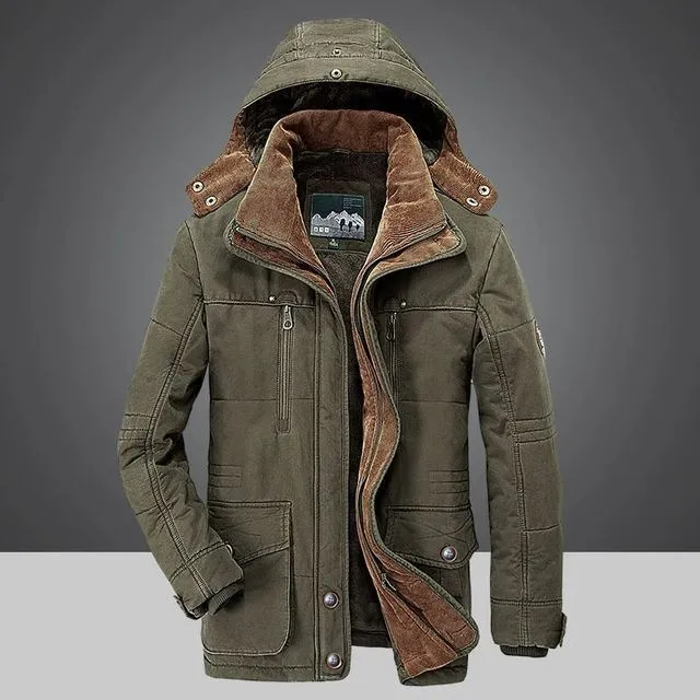 Mike - Thermal men's winter parka with multiple pockets