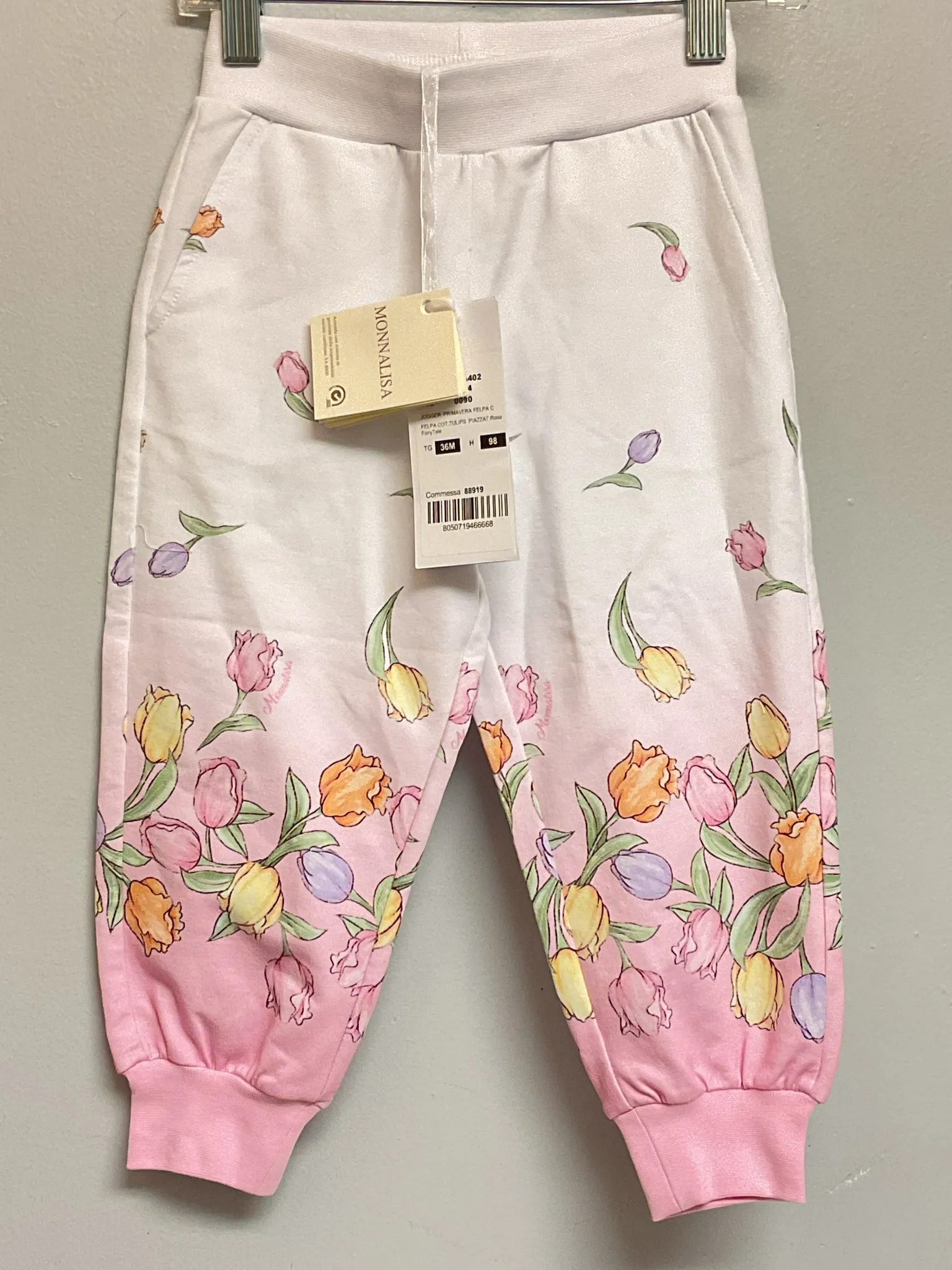 Monnalisa Size 3 Toddler Girls Sweat Pants