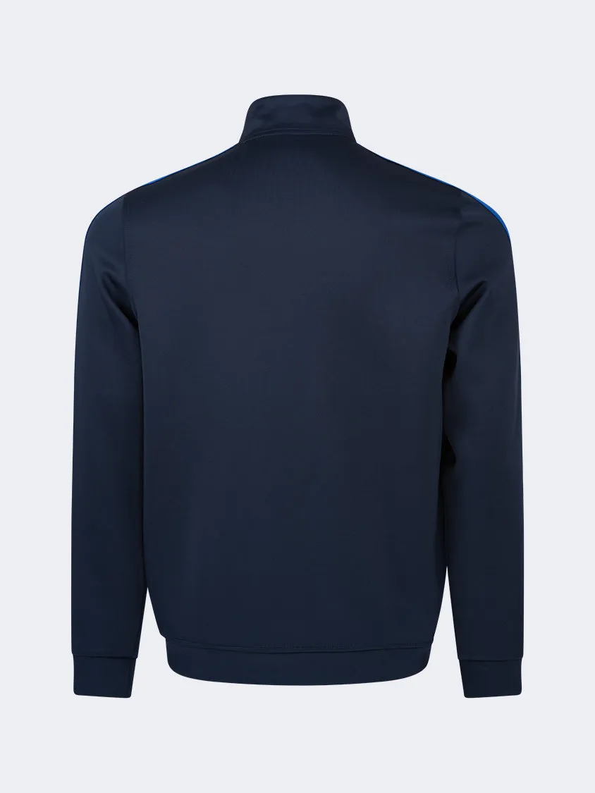 Oil And Gaz Classy Men Lifestyle Suit Navy/White