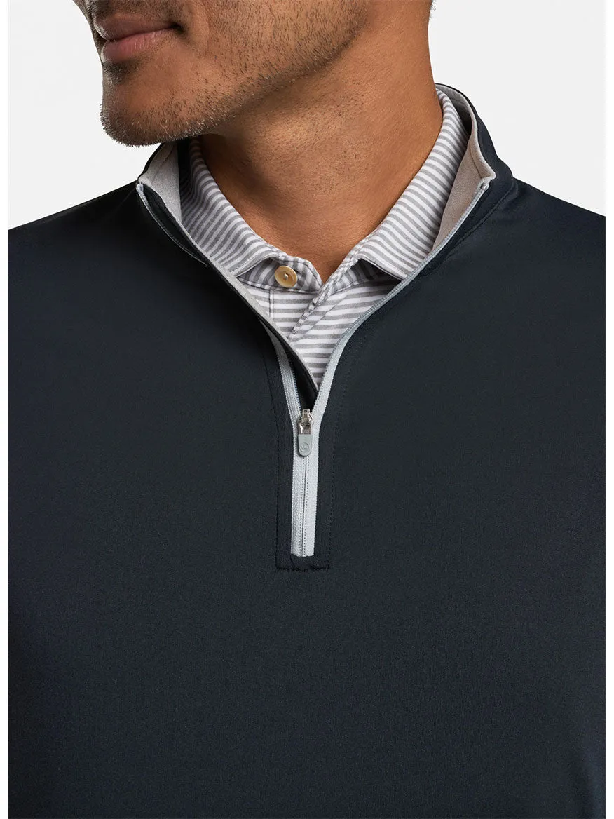 Peter Millar Perth Performance Quarter-Zip in Black