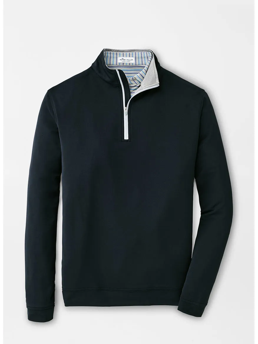 Peter Millar Perth Performance Quarter-Zip in Black