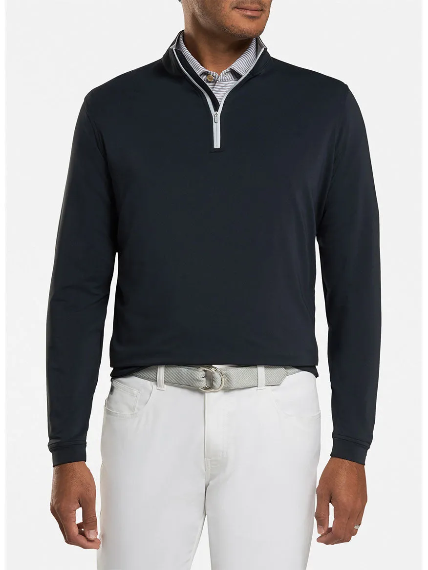 Peter Millar Perth Performance Quarter-Zip in Black