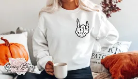 Rock On Skeleton Sweater