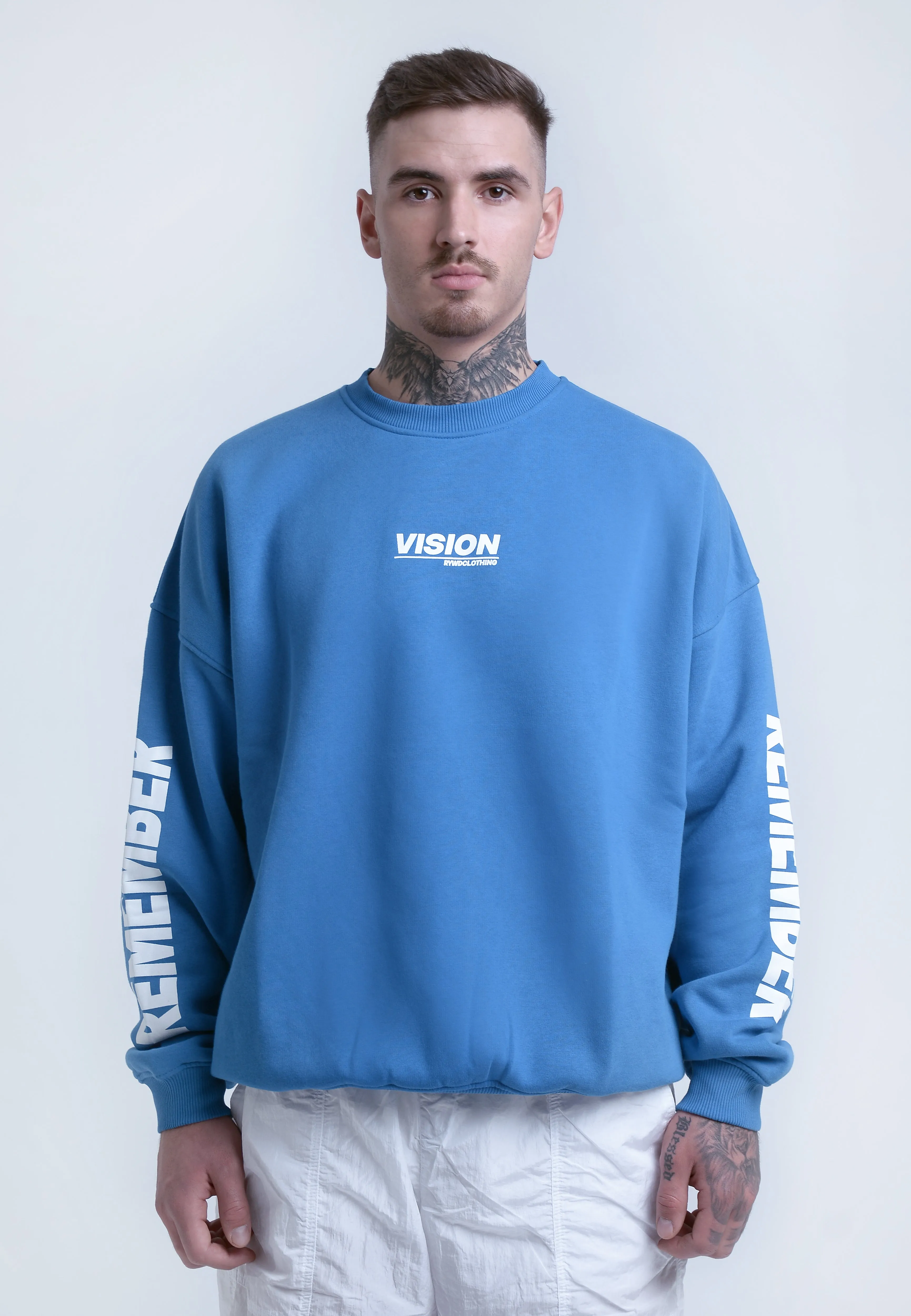 RYWD Sleeve Sweatshirt blau
