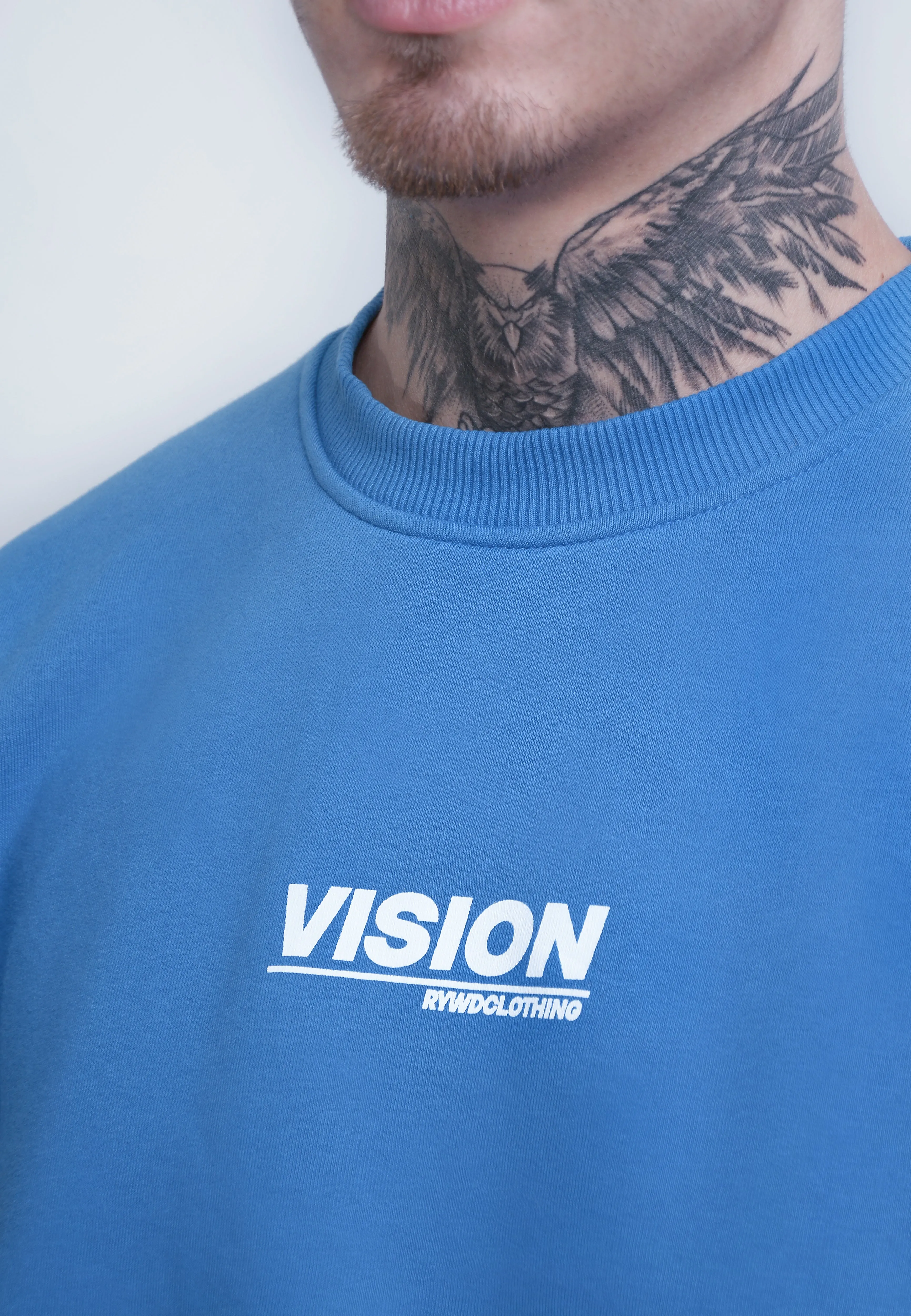 RYWD Sleeve Sweatshirt blau