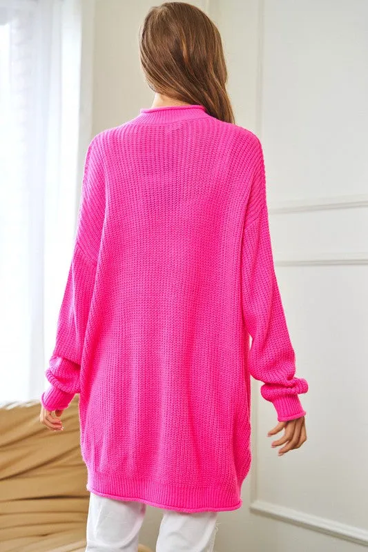 Sarrah Mock Neck  Sweater // 3 COLORS