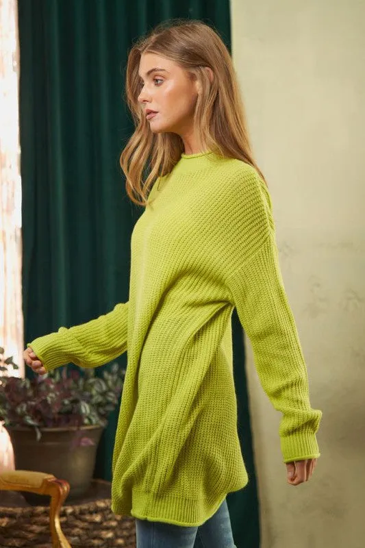 Sarrah Mock Neck  Sweater // 3 COLORS