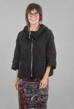 Sculpted Urban Hoodie, Black
