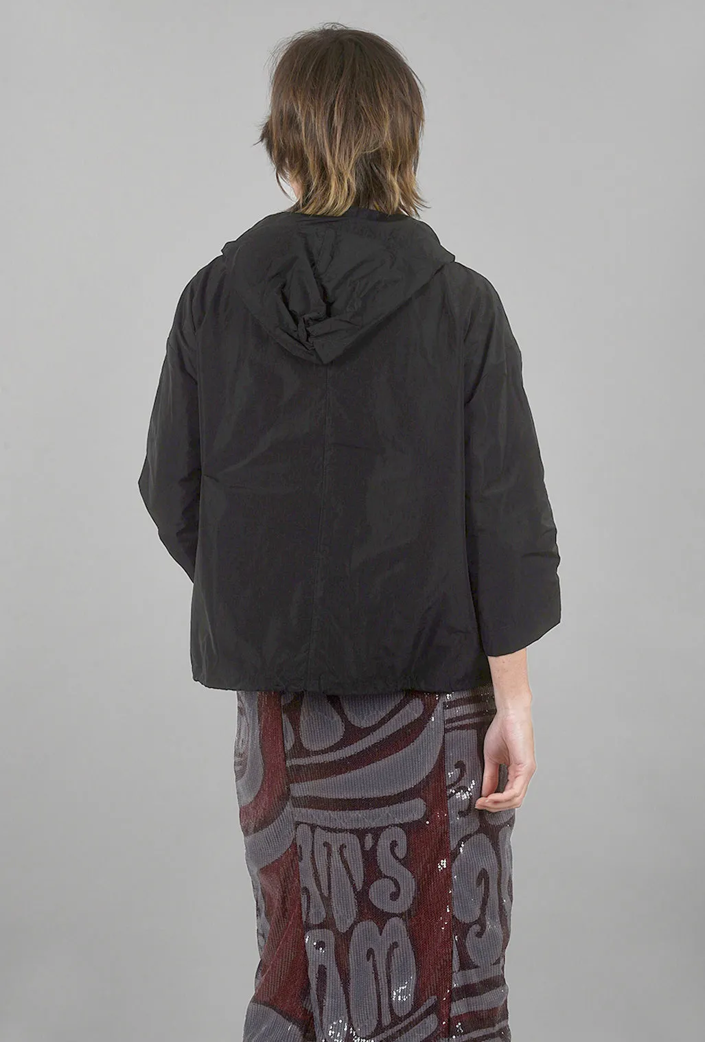 Sculpted Urban Hoodie, Black