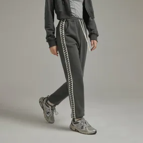 Two Toned Squiggly Line Jogger Pants