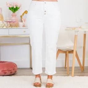 Way Too Cool Jeans, White