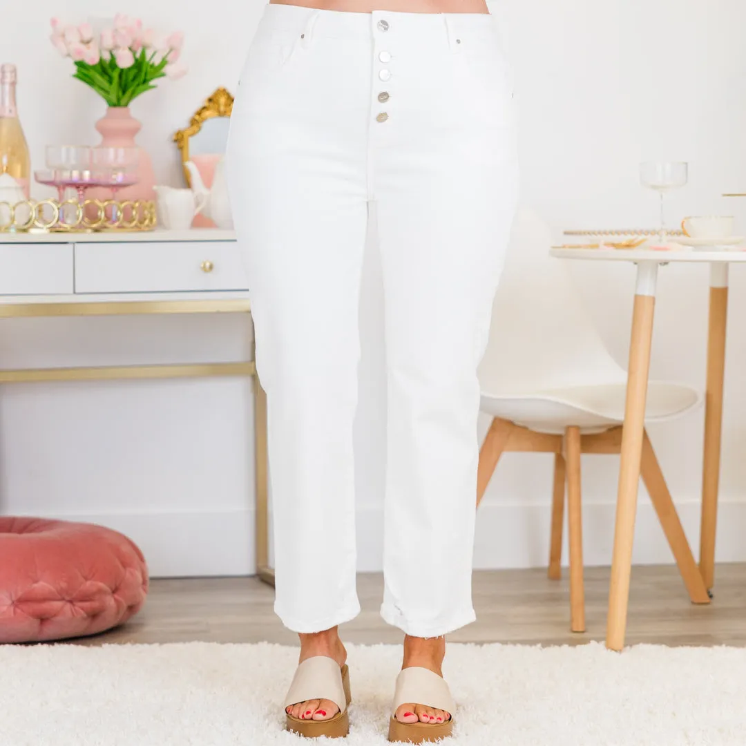Way Too Cool Jeans, White