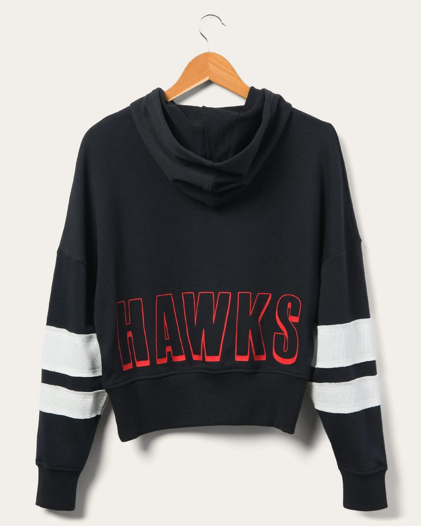 Women's Hawks Overtime Striped Fleece Hoodie