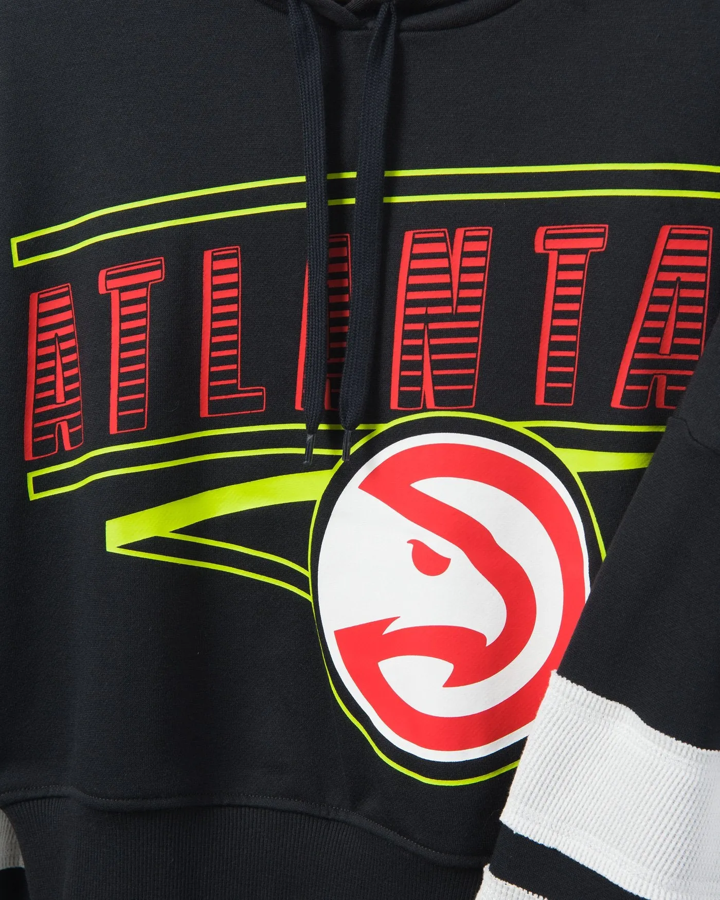 Women's Hawks Overtime Striped Fleece Hoodie