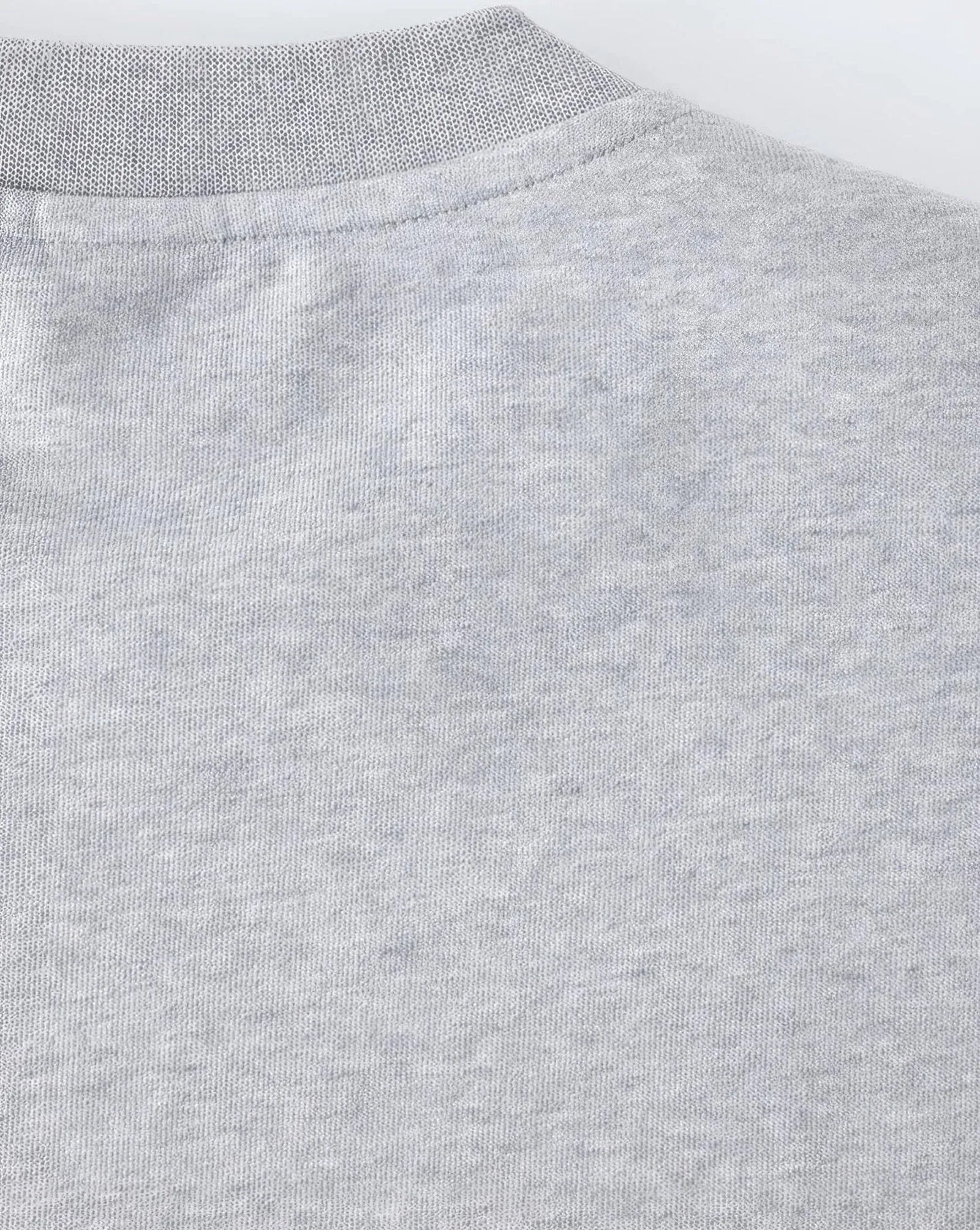 Women's Oversized Cropped Solid Sweatshirt