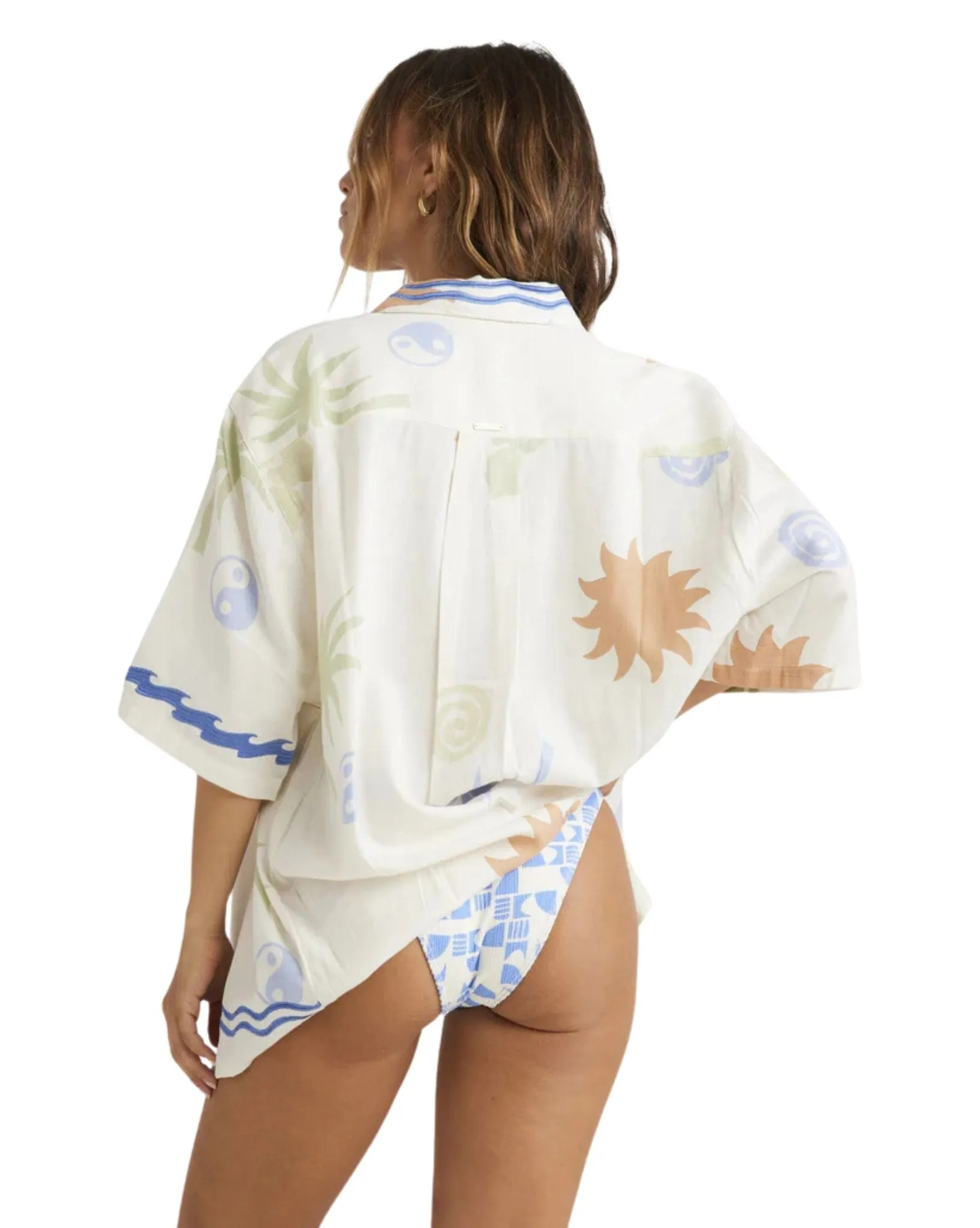 Womens Sun Symbol Shirt - Multi