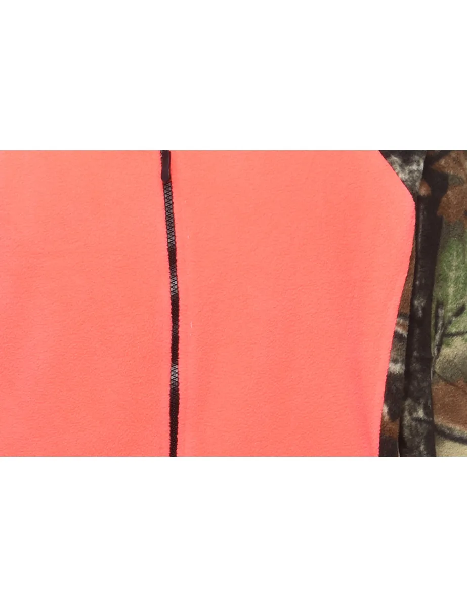 Zip front Fleece Sweatshirt - L